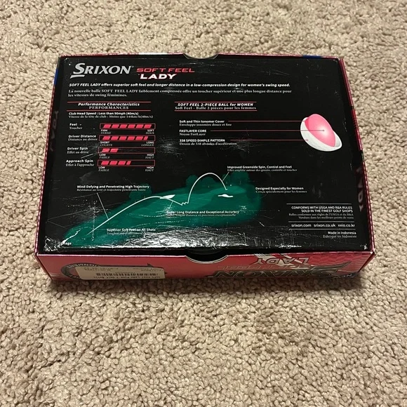 SRIXON ladies, pink golf balls - Picture 4 of 4
